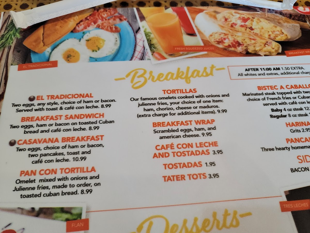 Casavana Cuban Cuisine Menu - Image 5