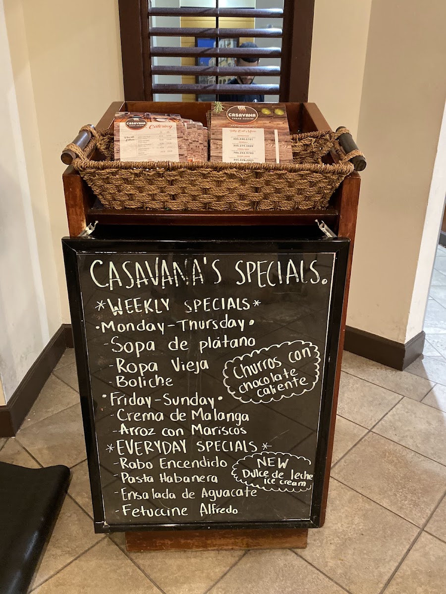 Casavana Cuban Cuisine Menu - Image 6